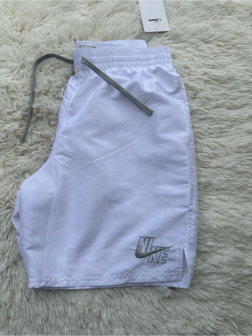 Nike Men’s White Swim Trunks Size Small